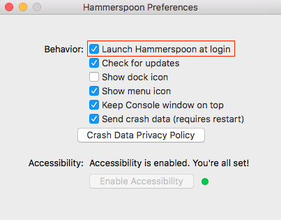 hammerspoon menu